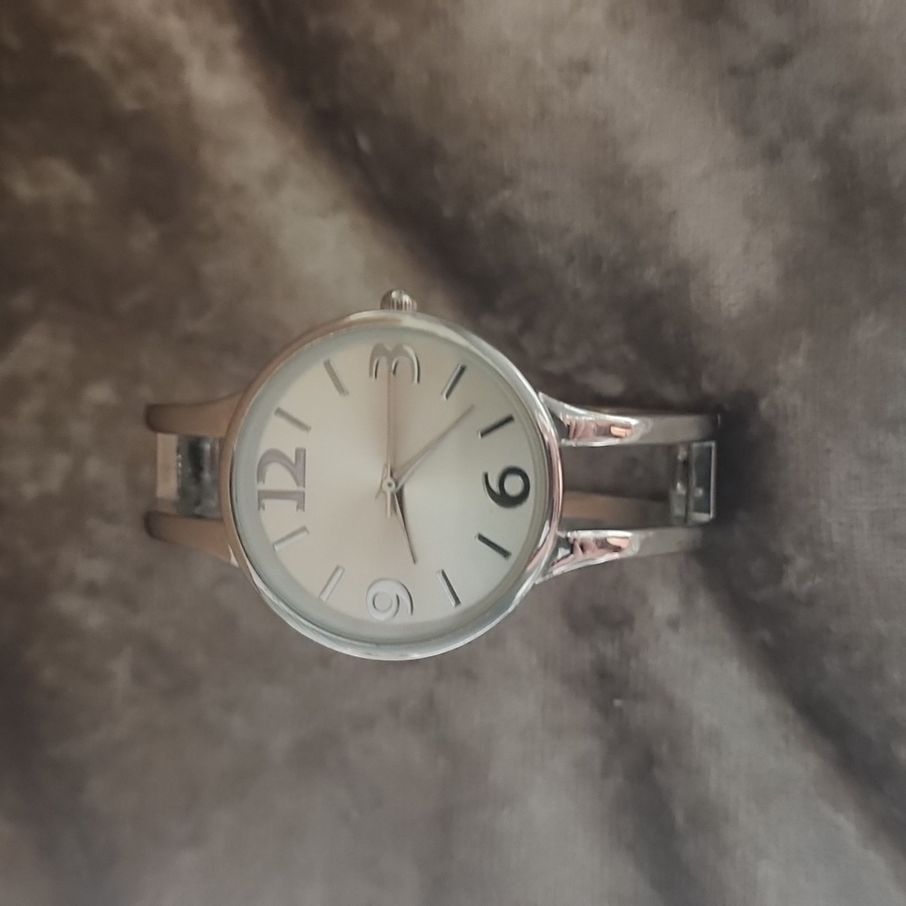 Blekon silver watch cuff
